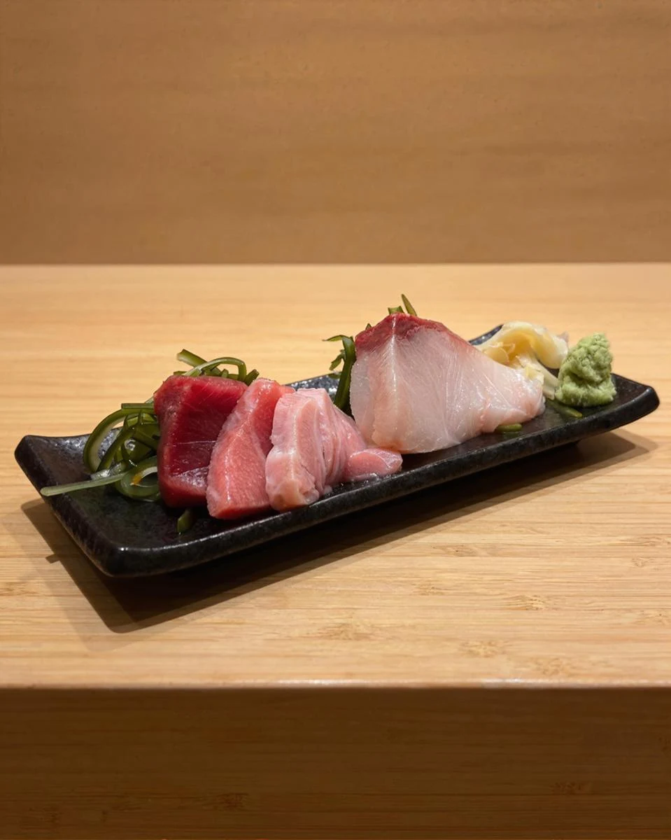 Sashimi selection at Toyosu